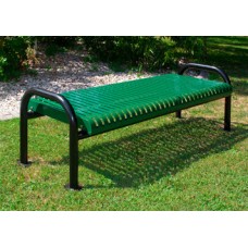 6 Foot Contour Bench with out Back Fiesta